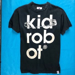 KidRobot Safety Pin T Shirt Black